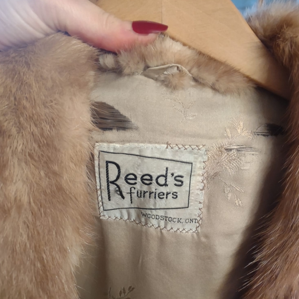 Genuine Reed's fur ladies jacket